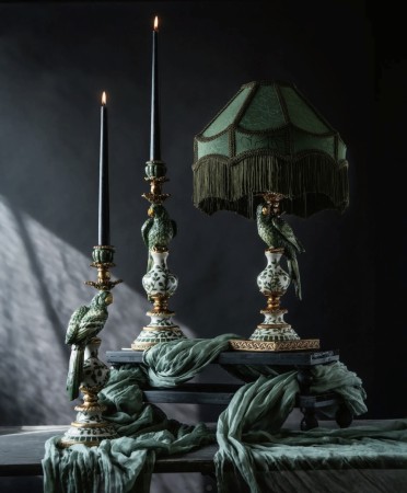 Lampefot Papegøye grønn 